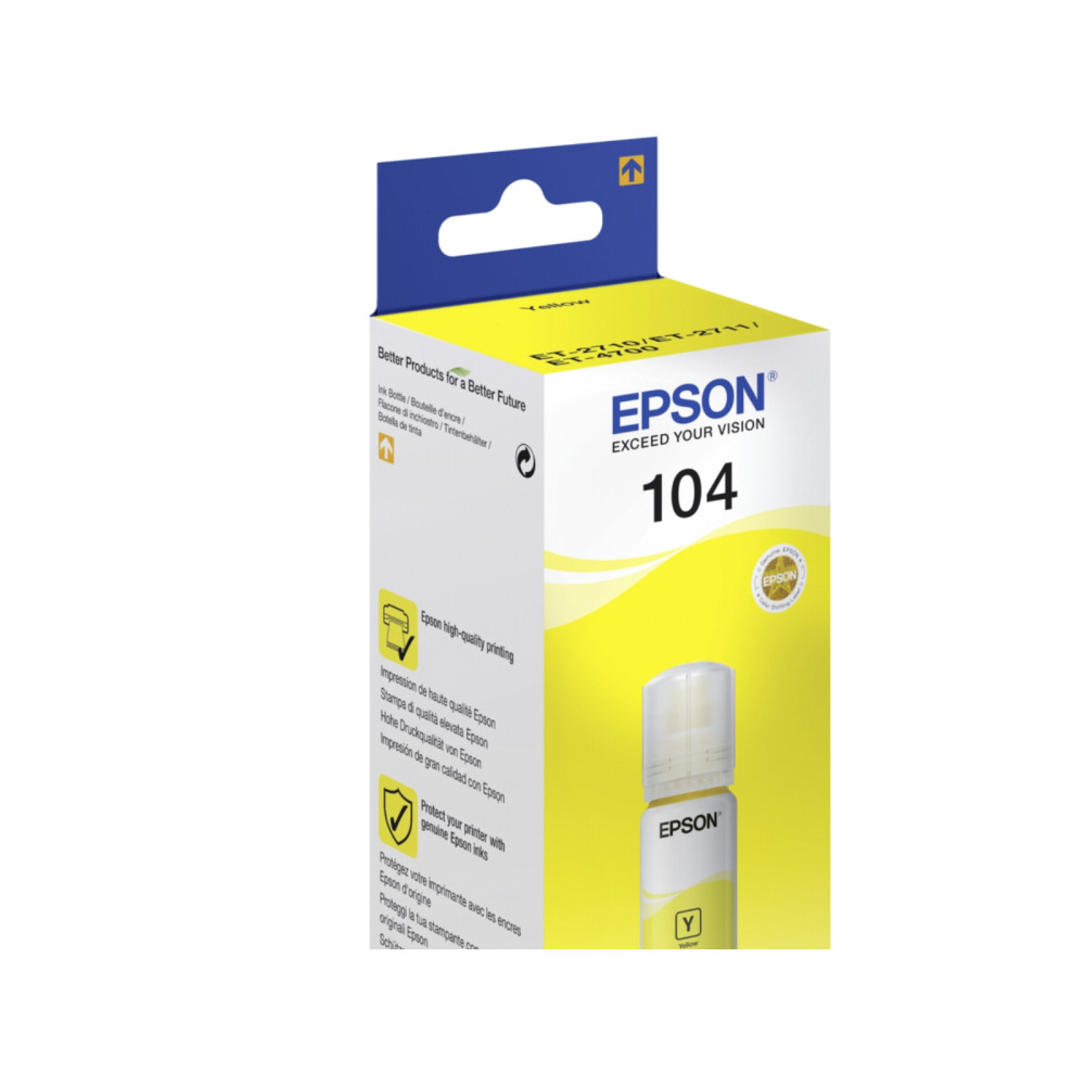 Produktbild för Epson EcoTank 104 - gul - original - bläcktank