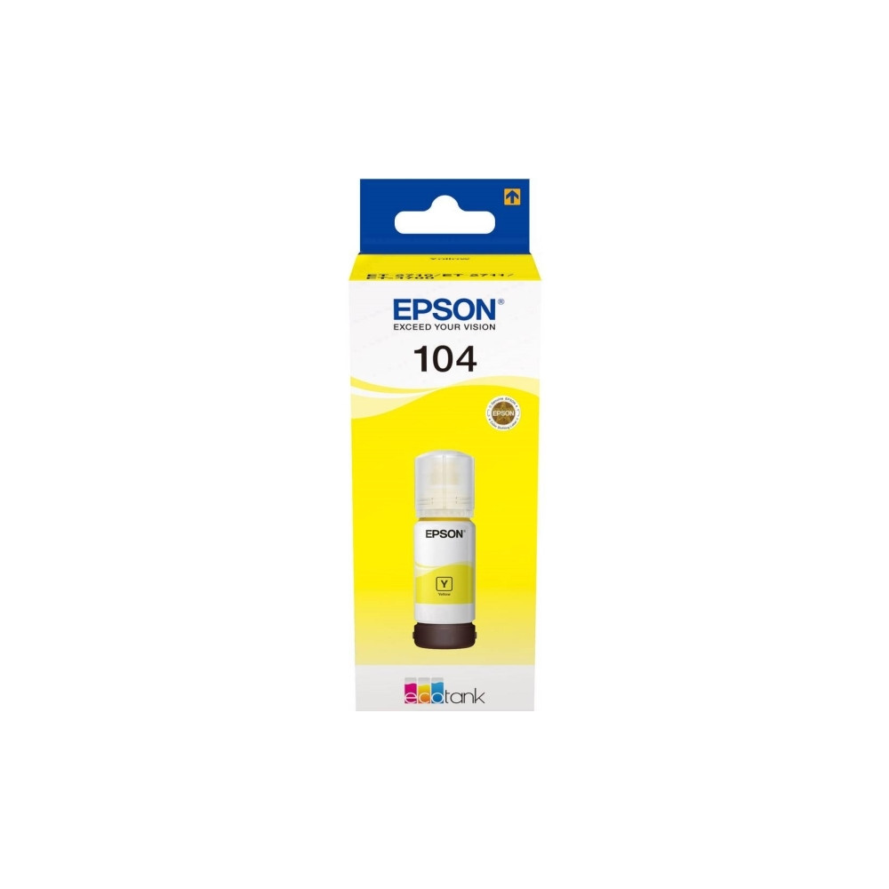 Produktbild för Epson EcoTank 104 - gul - original - bläcktank