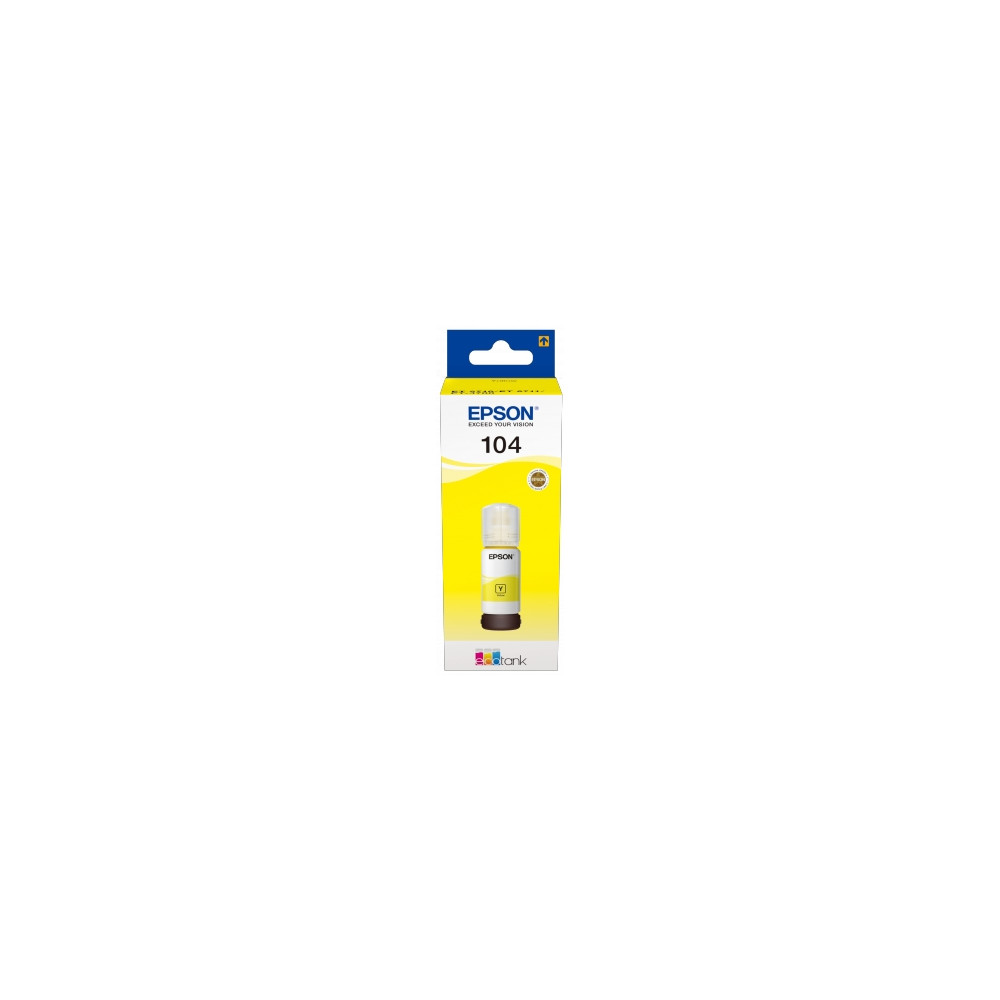 Produktbild för Epson EcoTank 104 - gul - original - bläcktank