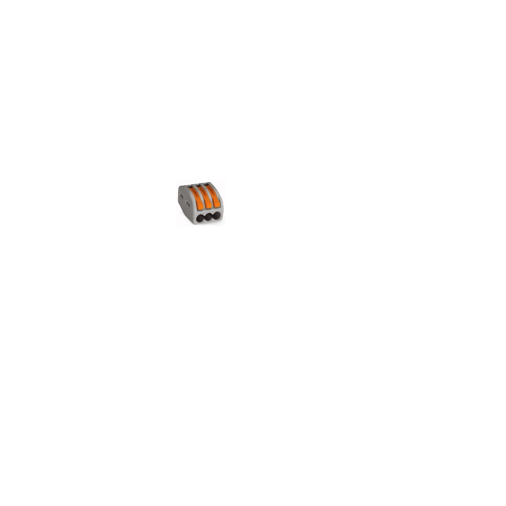 Produktbild för WAGO Samlemuffe3x0 ,08-4 mm² Fleksibel leder3x0 ,08-2,5 mm²...