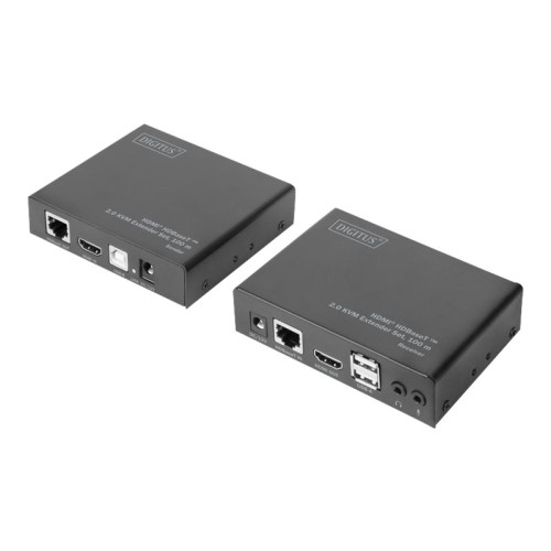 Digitus DIGITUS DS-55505 - Extender Set - förlängare för tangentbord/video/mus/USB - HDBaseT 2.0