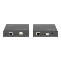 Produktbild för DIGITUS DS-55505 - Extender Set - förlängare för tangentbord/video/mus/USB - HDBaseT 2.0