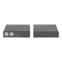 Produktbild för DIGITUS DS-55505 - Extender Set - förlängare för tangentbord/video/mus/USB - HDBaseT 2.0