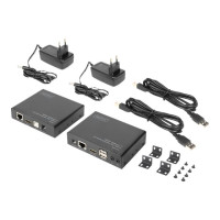 Produktbild för DIGITUS DS-55505 - Extender Set - förlängare för tangentbord/video/mus/USB - HDBaseT 2.0