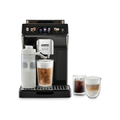 Delonghi De'Longhi Eletta Explore ECAM450.65.G - automatisk kaffekokare med mjölkskummare - 19 bar - grå