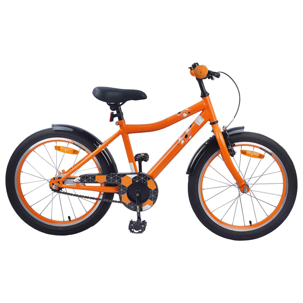 Produktbild för Barncykel 18 Tum för 5-7 år gamla Orange