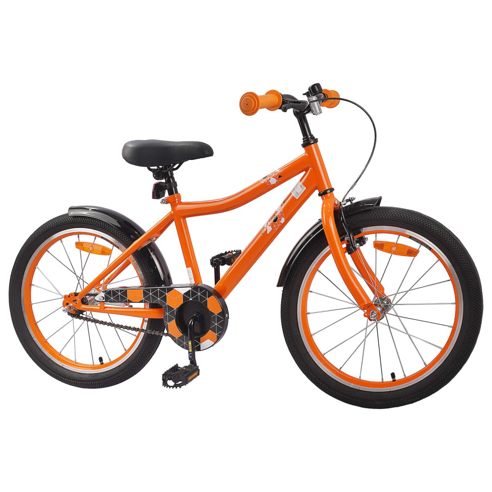 Produktbild för Barncykel 18 Tum för 5-7 år gamla Orange