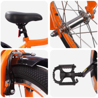 Produktbild för Barncykel 18 Tum för 5-7 år gamla Orange