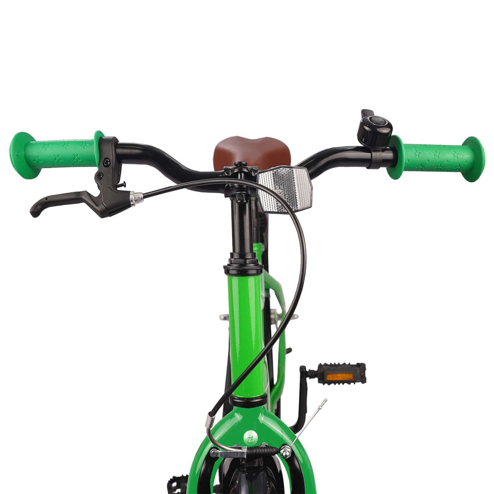 Produktbild för Barncykel 18 Tum för 5-7 år gamla Grön