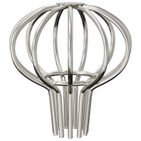 Produktbild för Takrännans lövskydd 8 pcs Silver 50 mm Rostfritt stål