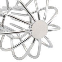 Produktbild för Takrännans lövskydd 8 pcs Silver 50 mm Rostfritt stål