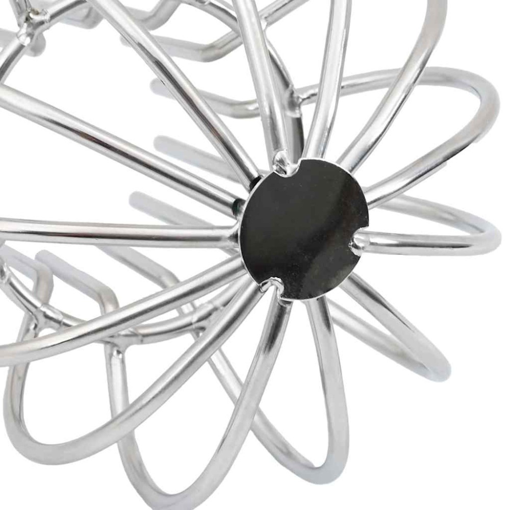 Produktbild för Takrännans lövskydd 8 pcs Silver 75 mm Rostfritt stål