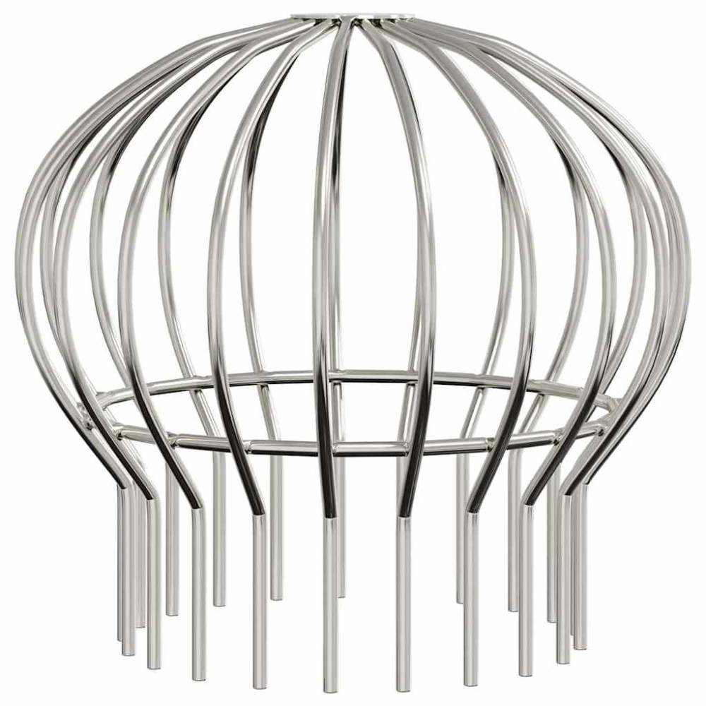 Produktbild för Takrännans lövskydd 2 pcs Silver 160 mm Rostfritt stål