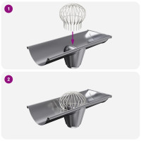 Produktbild för Takrännans lövskydd 2 pcs Silver 160 mm Rostfritt stål