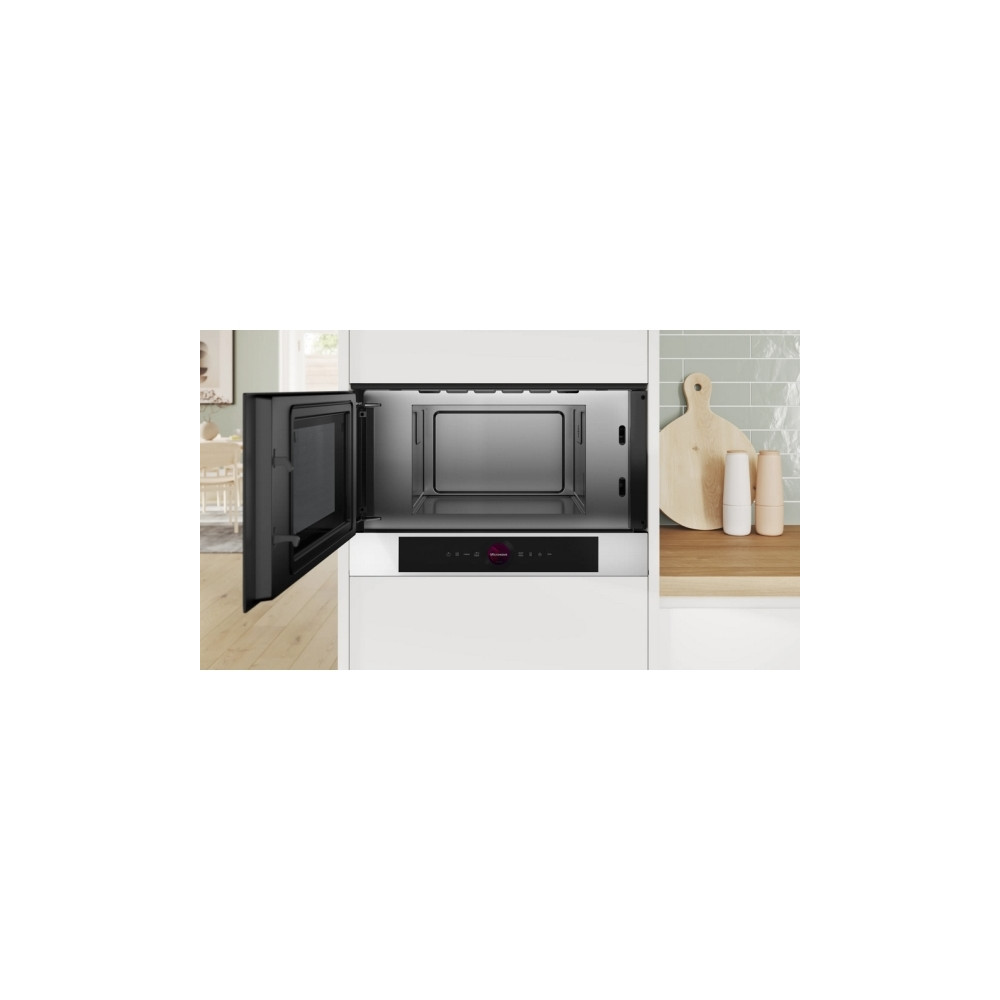 Produktbild för Bosch Serie | 8 BFL7221W1 - mikrovågsugn - inbyggd - vit