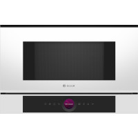 Produktbild för Bosch Serie | 8 BFL7221W1 - mikrovågsugn - inbyggd - vit