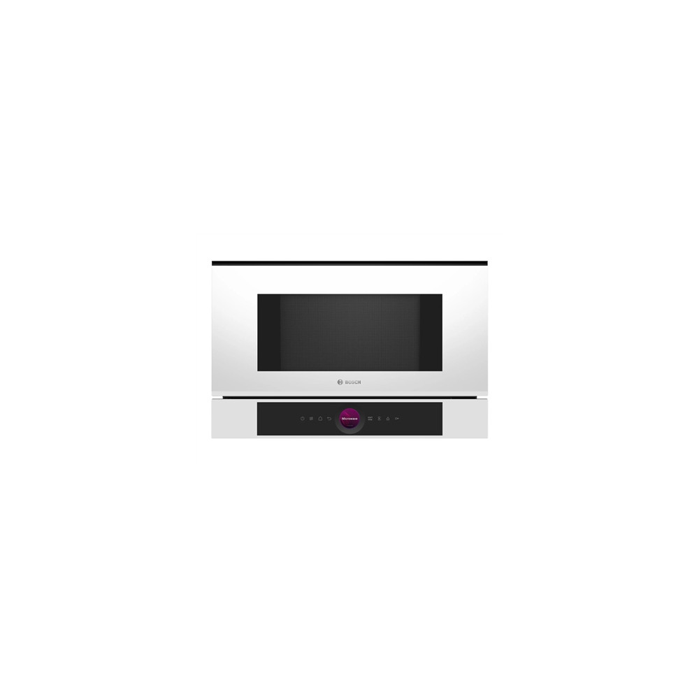 Produktbild för Bosch Serie | 8 BFL7221W1 - mikrovågsugn - inbyggd - vit