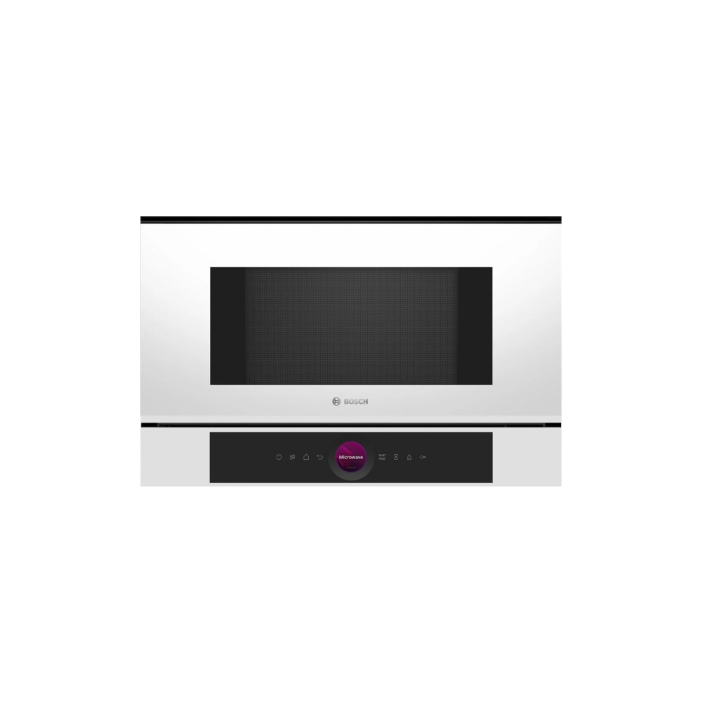 Produktbild för Bosch Serie | 8 BFL7221W1 - mikrovågsugn - inbyggd - vit