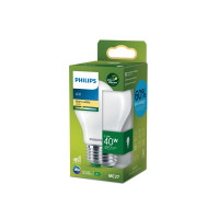 Produktbild för Philips - LED-glödlampa med filament - form: A60 - glaserad finish - E27 - 2.3 W - varmt vitt ljus - 2700 K