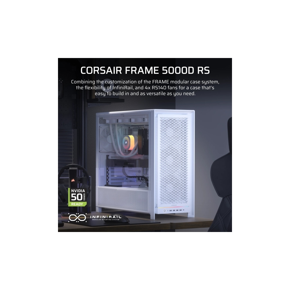 Produktbild för CORSAIR FRAME 5000D RS - mid tower - utökad ATX
