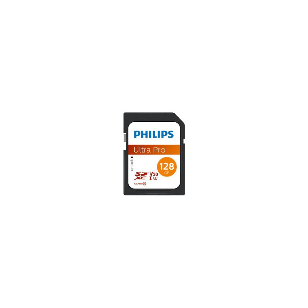 Produktbild för Philips FM12SD65B - flash-minneskort - 128 GB - SDXC UHS-I