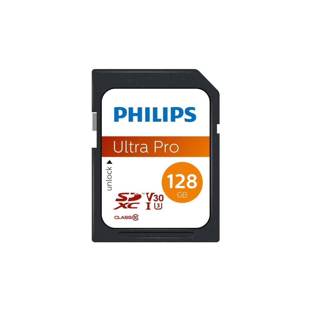 Produktbild för Philips FM12SD65B - flash-minneskort - 128 GB - SDXC UHS-I