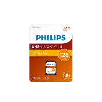 Produktbild för Philips FM12SD65B - flash-minneskort - 128 GB - SDXC UHS-I