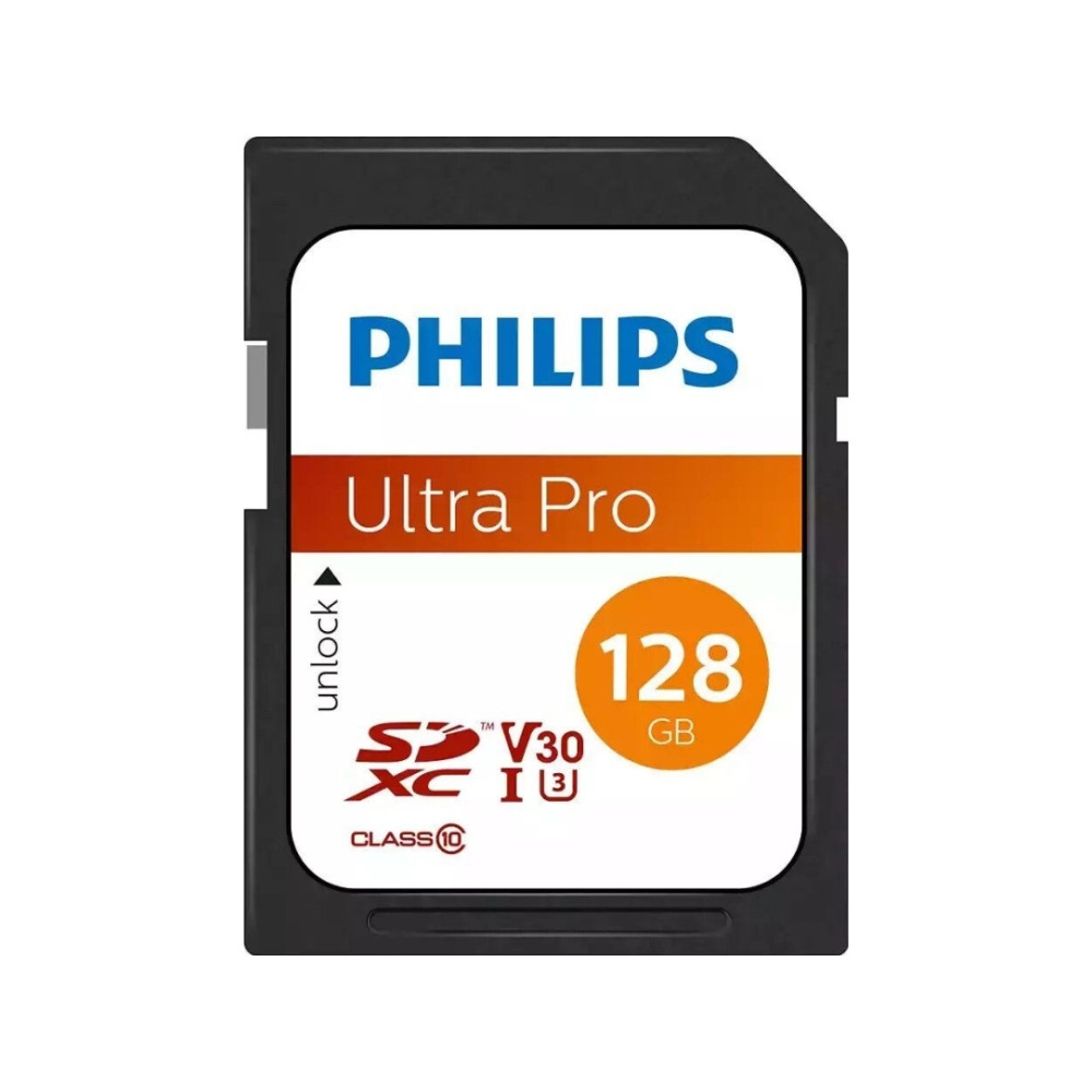Produktbild för Philips FM12SD65B - flash-minneskort - 128 GB - SDXC UHS-I