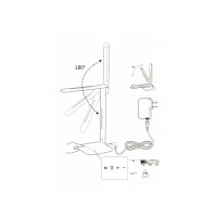 Produktbild för Eglo Style CAUPO - skrivbordslampa - LED - 2.9 W - 3000-6500 K - svart
