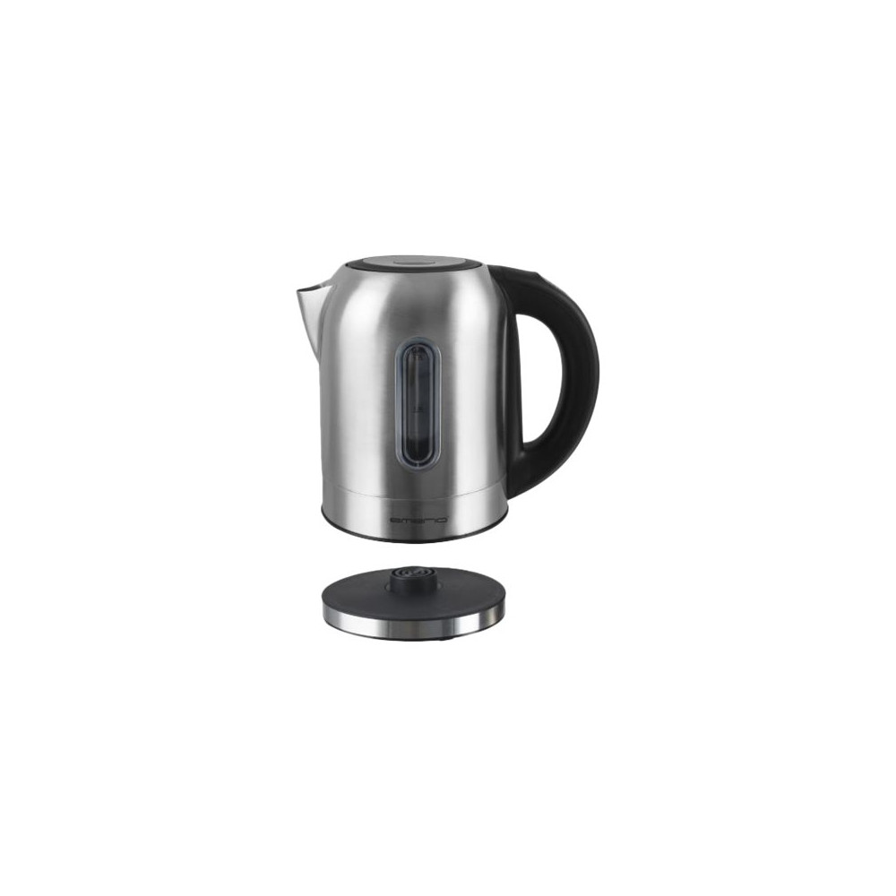 Produktbild för Emerio WK-108054 - vattenkokare - rostfritt stål/svart