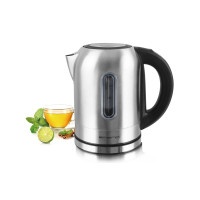 Produktbild för Emerio WK-108054 - vattenkokare - rostfritt stål/svart