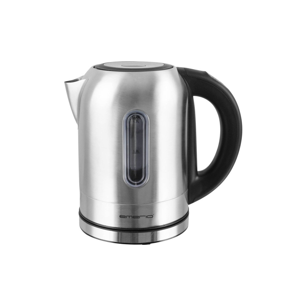 Produktbild för Emerio WK-108054 - vattenkokare - rostfritt stål/svart