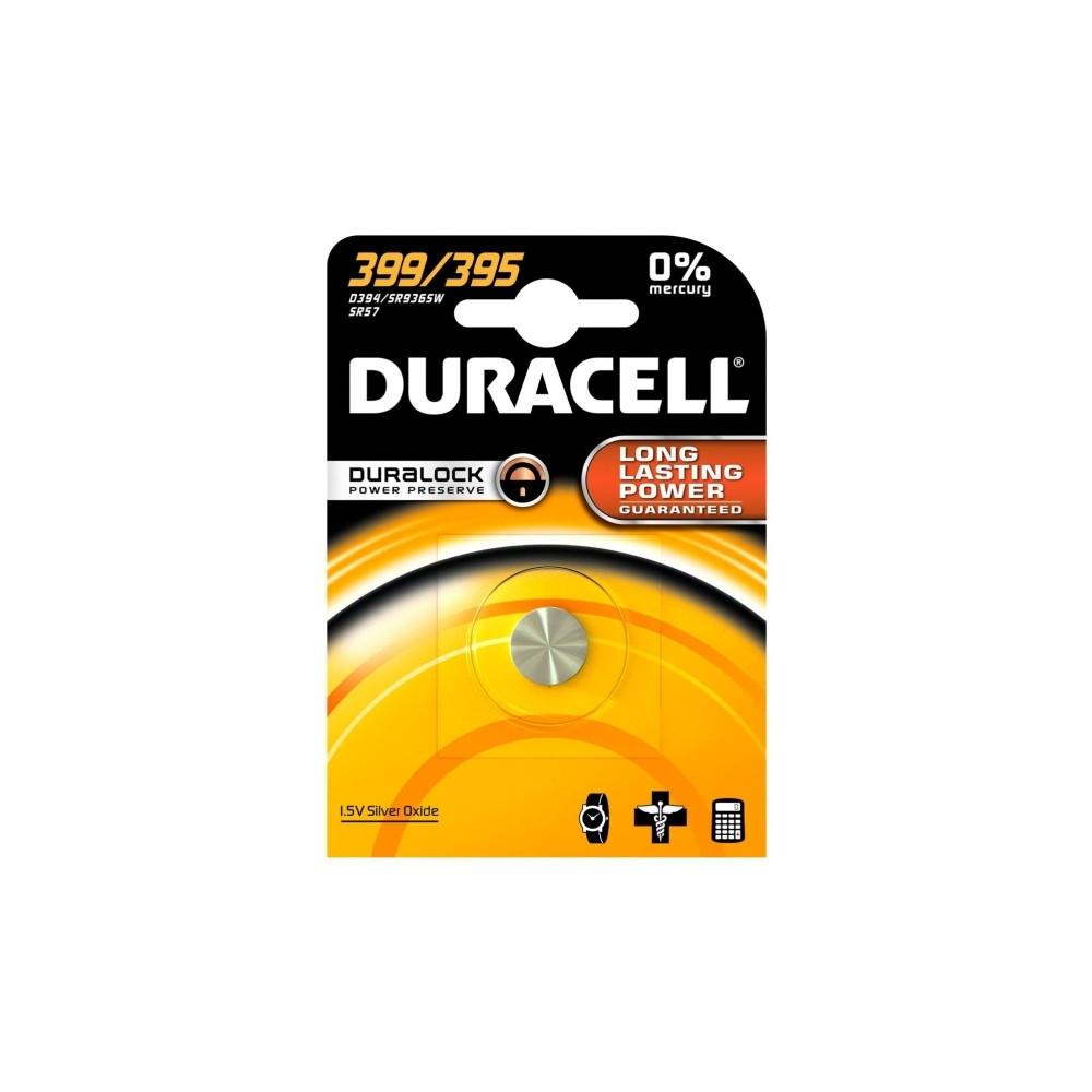 Produktbild för Duracell 399/395 batteri x SR57 - silveroxid