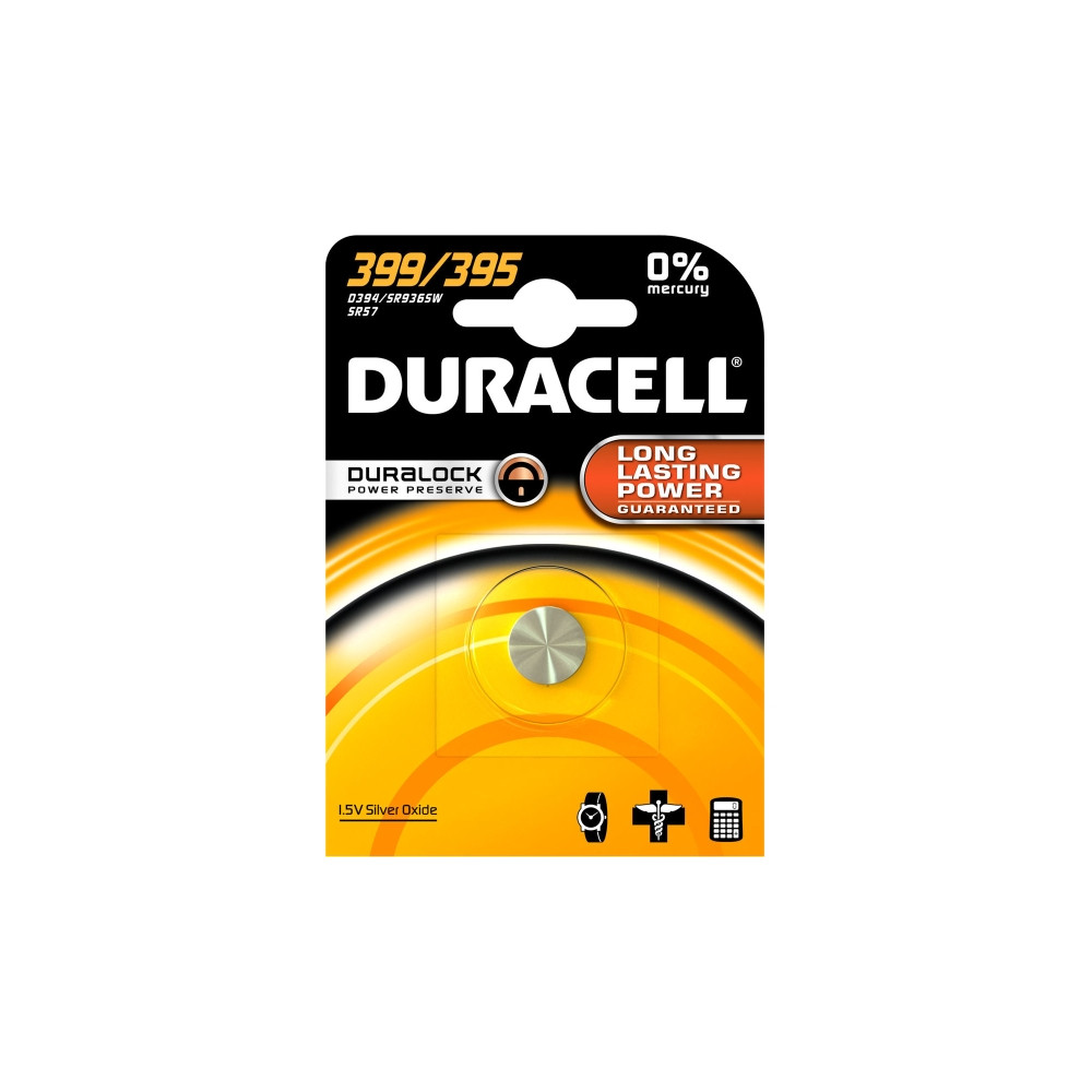Produktbild för Duracell 399/395 batteri x SR57 - silveroxid