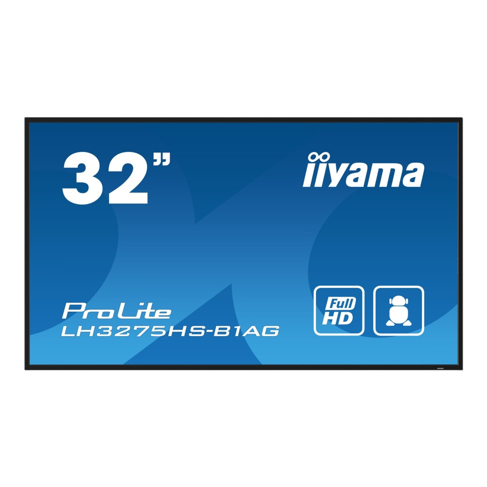 Produktbild för iiyama ProLite LH3275HS-B1AG 32" LED-bakgrundsbelyst LCD-skärm - Full HD - för digital skyltning