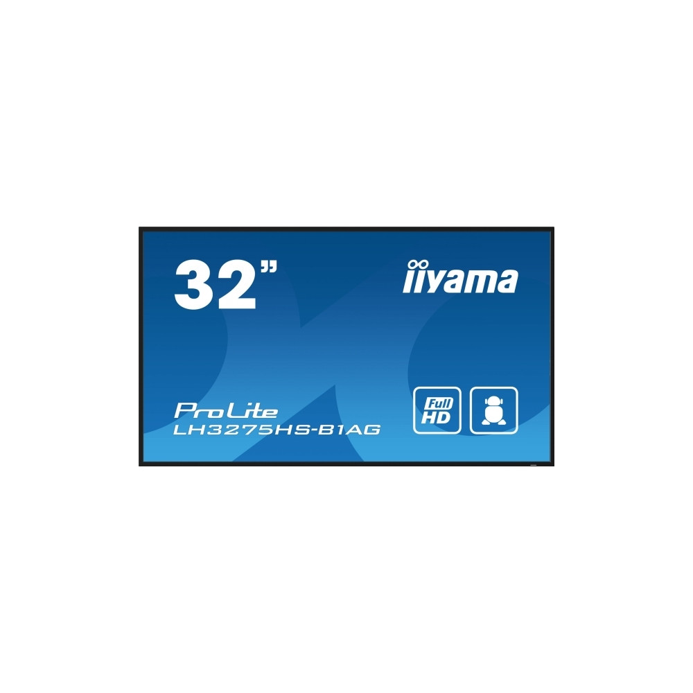 Produktbild för iiyama ProLite LH3275HS-B1AG 32" LED-bakgrundsbelyst LCD-skärm - Full HD - för digital skyltning
