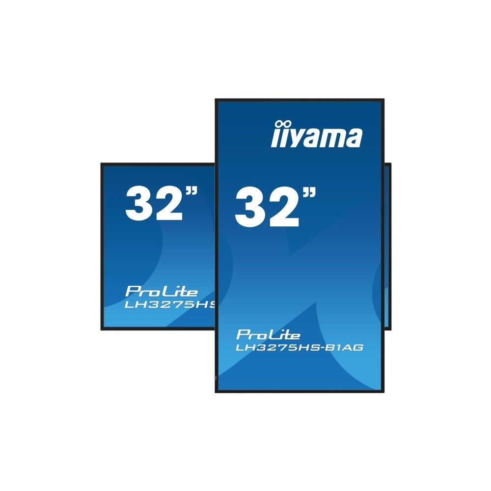 Produktbild för iiyama ProLite LH3275HS-B1AG 32" LED-bakgrundsbelyst LCD-skärm - Full HD - för digital skyltning