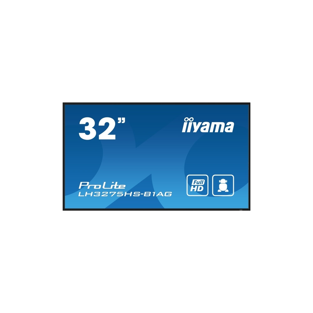 Produktbild för iiyama ProLite LH3275HS-B1AG 32" LED-bakgrundsbelyst LCD-skärm - Full HD - för digital skyltning