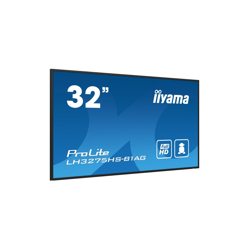 Produktbild för iiyama ProLite LH3275HS-B1AG 32" LED-bakgrundsbelyst LCD-skärm - Full HD - för digital skyltning
