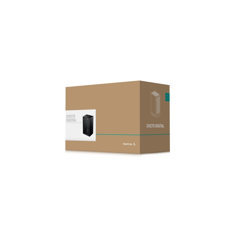 Produktbild för DeepCool CH270 DIGITAL - MT - micro ATX