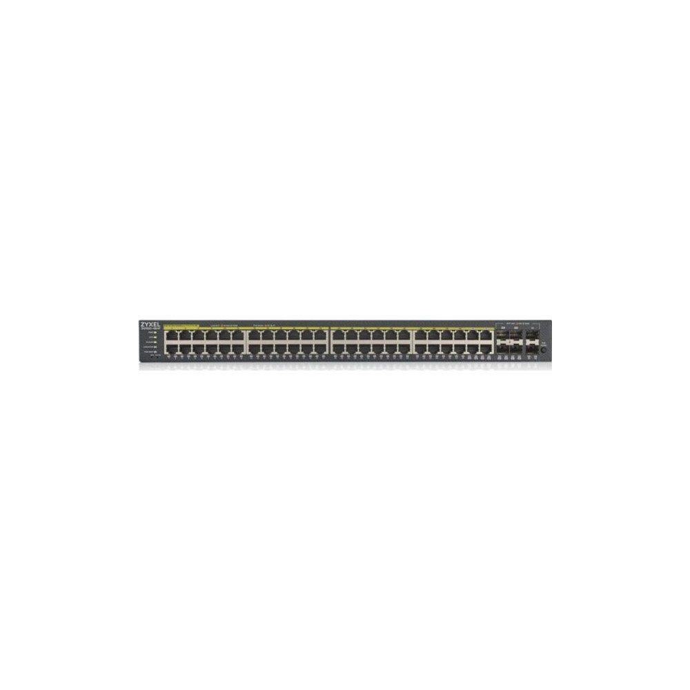 Produktbild för Zyxel GS1920-48HPv2 - switch - 48 portar - smart - rackmonterbar