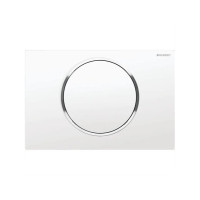 Produktbild för Geberit 115.758.KJ.5, Spolplatta, Vit, Krom, Geberit, 246 mm...