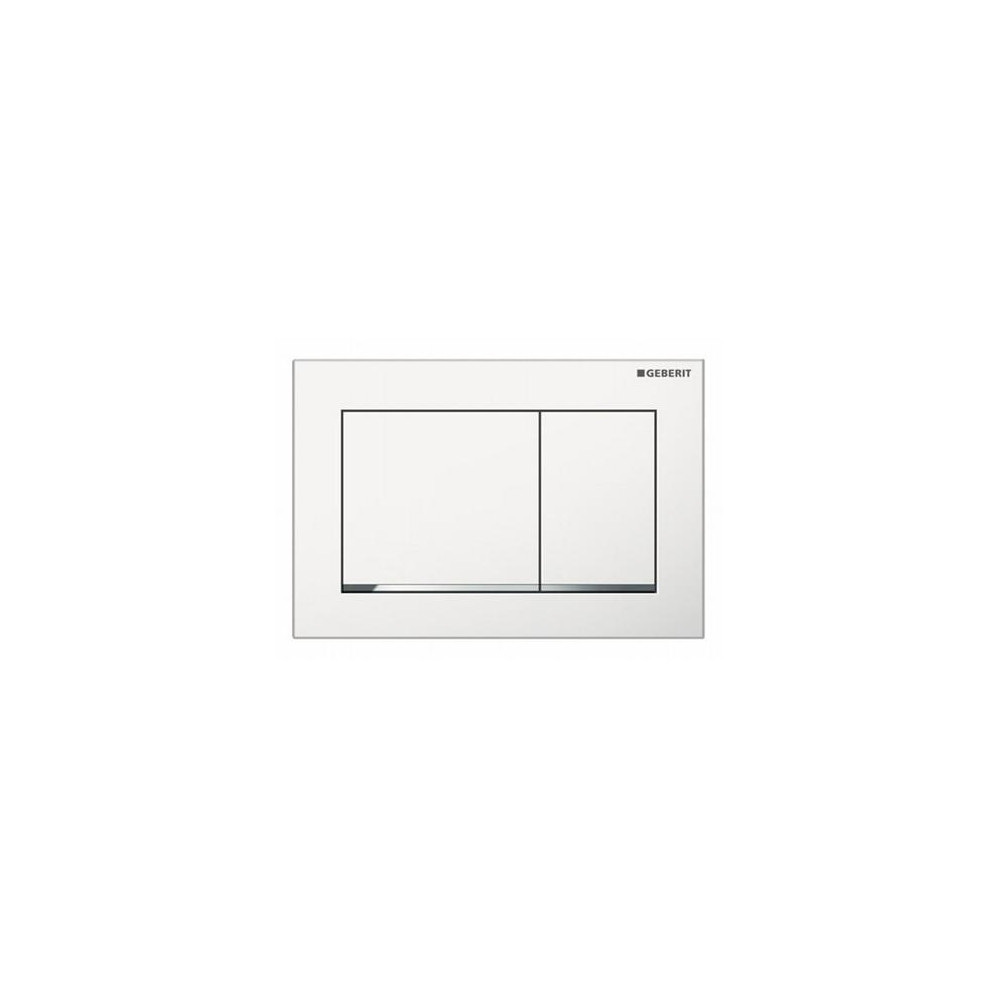 Produktbild för Geberit 115.883.KJ.1, Spolplatta, Vit, Krom, Geberit, 246 mm...