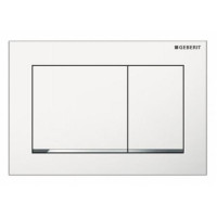 Produktbild för Geberit 115.883.KJ.1, Spolplatta, Vit, Krom, Geberit, 246 mm...