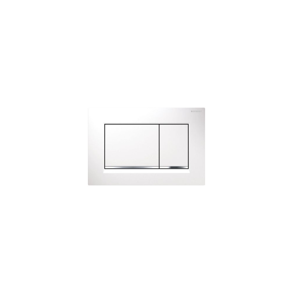 Produktbild för Geberit 115.883.KJ.1, Spolplatta, Vit, Krom, Geberit, 246 mm...