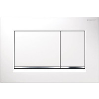 Produktbild för Geberit 115.883.KJ.1, Spolplatta, Vit, Krom, Geberit, 246 mm...