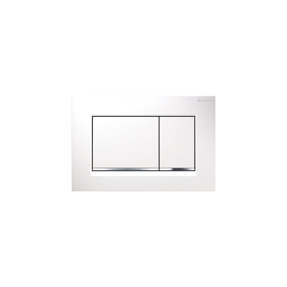 Produktbild för Geberit 115.883.KJ.1, Spolplatta, Vit, Krom, Geberit, 246 mm...