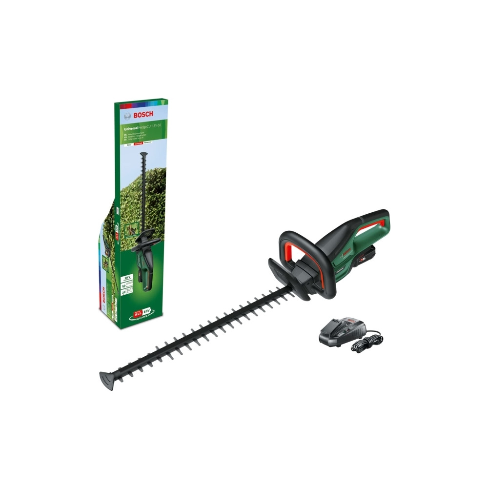 Produktbild för Bosch uppladdningsbara batterier för hörnklippare 18-50 18V...