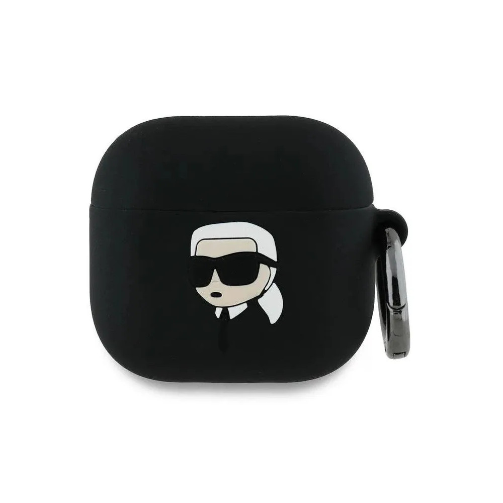 Produktbild för Deklas Karl Lagerfeld KLA4RUNIKK AirPods 4-skal svart/svart...