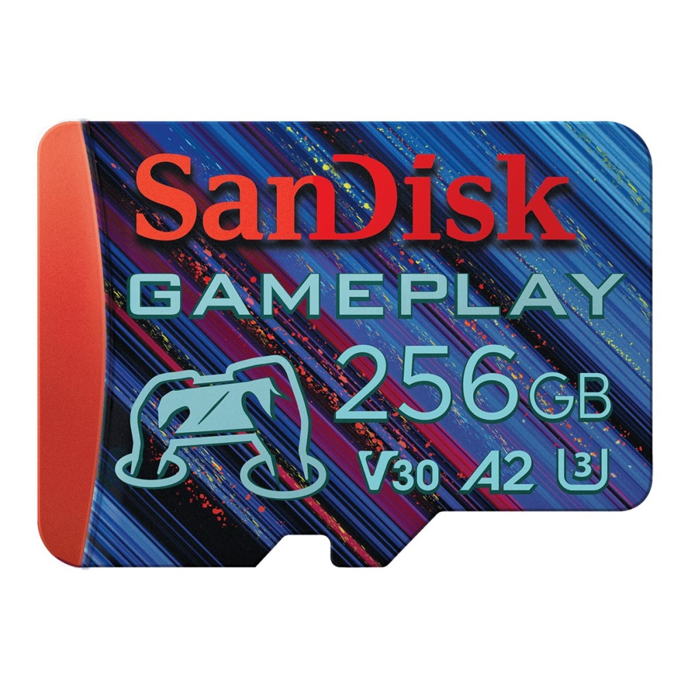 Produktbild för SanDisk GamePlay - flash-minneskort - 256 GB - mikroSDXC UHS-I